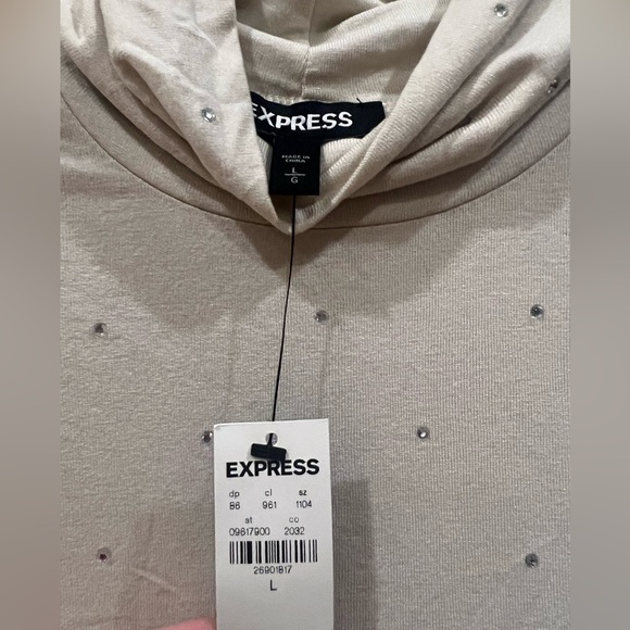 Express Jeweled Turtle Neck - Picture 2 of 4